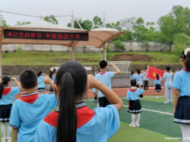 牢记党的教导  争做强国少年
——raybet在线官网新潭小学新队员入队仪式